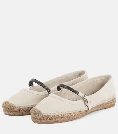 Brunello Cucinelli Monili suede espadrilles | Thumbnail 4 Brunello Cucinelli Monili suede espadrilles | Thumbnail 4