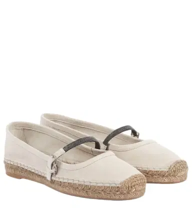 Brunello Cucinelli Monili suede espadrilles | Thumbnail 1 Brunello Cucinelli Monili suede espadrilles | Thumbnail 1
