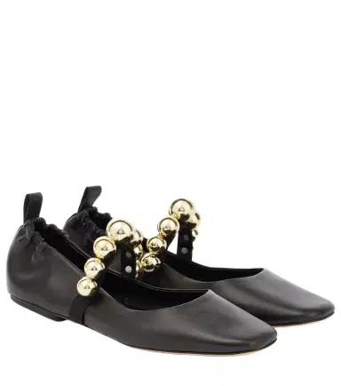 Souliers Martinez Flamenca leather Mary Jane flats | Thumbnail 1 Souliers Martinez Flamenca leather Mary Jane flats | Thumbnail 1