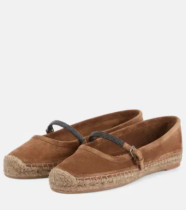 Brunello Cucinelli Monili suede espadrilles | Thumbnail 5 Brunello Cucinelli Monili suede espadrilles | Thumbnail 5