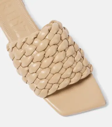 Souliers Martinez Aster woven leather slides | Thumbnail 5 Souliers Martinez Aster woven leather slides | Thumbnail 5