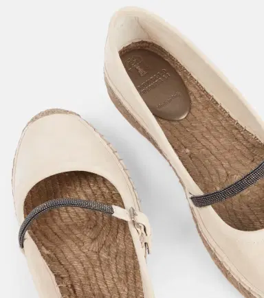 Brunello Cucinelli Monili suede espadrilles | Thumbnail 4 Brunello Cucinelli Monili suede espadrilles | Thumbnail 4