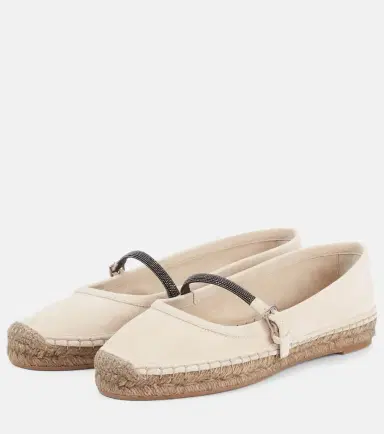 Brunello Cucinelli Monili suede espadrilles | Thumbnail 5 Brunello Cucinelli Monili suede espadrilles | Thumbnail 5