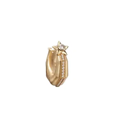Marie Lichtenberg Baba Small 18kt gold single earring with diamonds | Thumbnail 1 Marie Lichtenberg Baba Small 18kt gold single earring with diamonds | Thumbnail 1
