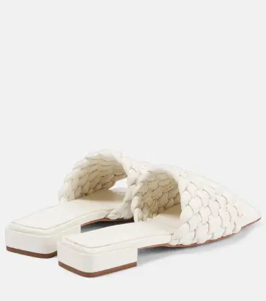Souliers Martinez Aster woven leather slides | Thumbnail 5 Souliers Martinez Aster woven leather slides | Thumbnail 5