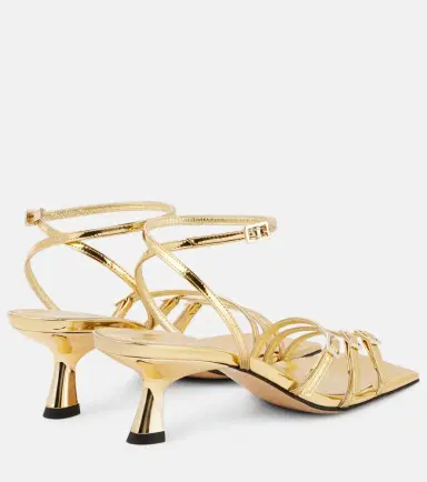Souliers Martinez Teresa 80 metallic leather sandals | Thumbnail 5 Souliers Martinez Teresa 80 metallic leather sandals | Thumbnail 5