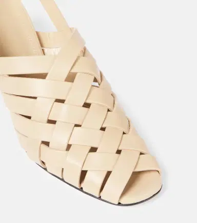 Souliers Martinez Leona 80 leather slingback pumps | Thumbnail 4 Souliers Martinez Leona 80 leather slingback pumps | Thumbnail 4