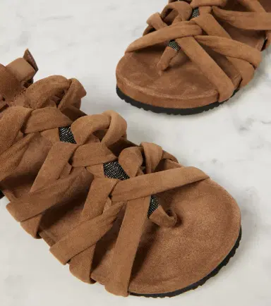 Brunello Cucinelli Suede sandals | Thumbnail 5 Brunello Cucinelli Suede sandals | Thumbnail 5