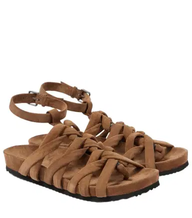 Brunello Cucinelli Suede sandals | Thumbnail 1 Brunello Cucinelli Suede sandals | Thumbnail 1