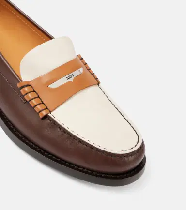 Tod's Colorblocked leather penny loafers | Thumbnail 4 Tod's Colorblocked leather penny loafers | Thumbnail 4