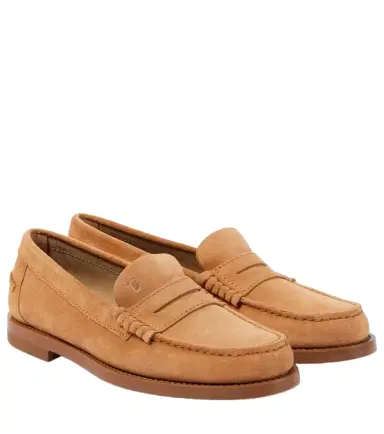 Tod's Gommino suede penny loafers | Thumbnail 1 Tod's Gommino suede penny loafers | Thumbnail 1