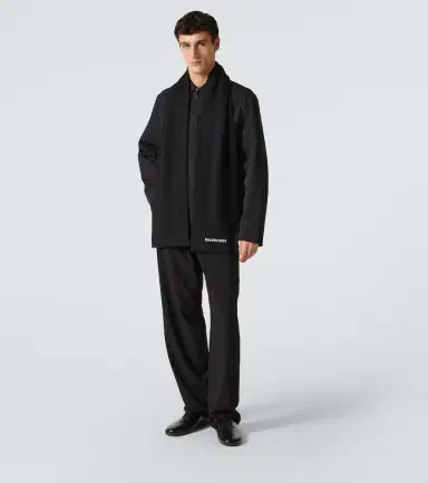 Balenciaga Logo wool-blend scarf | Thumbnail 2 Balenciaga Logo wool-blend scarf | Thumbnail 2