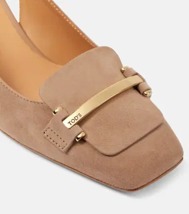 Tod's 50 suede slingback pumps | Thumbnail 2 Tod's 50 suede slingback pumps | Thumbnail 2