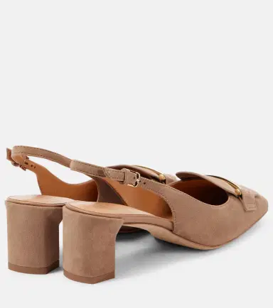 Tod's 50 suede slingback pumps | Thumbnail 4 Tod's 50 suede slingback pumps | Thumbnail 4
