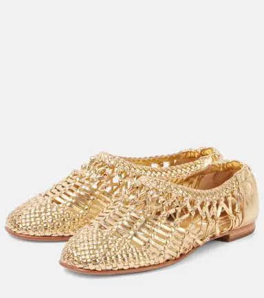 Simkhai Eden metallic leather ballet flats | Thumbnail 4 Simkhai Eden metallic leather ballet flats | Thumbnail 4