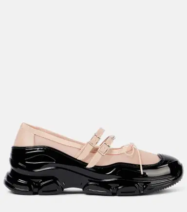 Simone Rocha Tracker leather-trimmed Mary Jane flats | Thumbnail 2 Simone Rocha Tracker leather-trimmed Mary Jane flats | Thumbnail 2