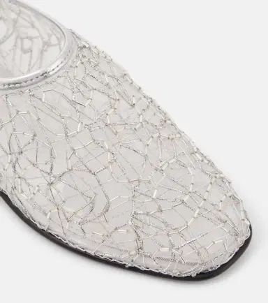 Simkhai Eden metallic lace ballet flats | Thumbnail 3 Simkhai Eden metallic lace ballet flats | Thumbnail 3