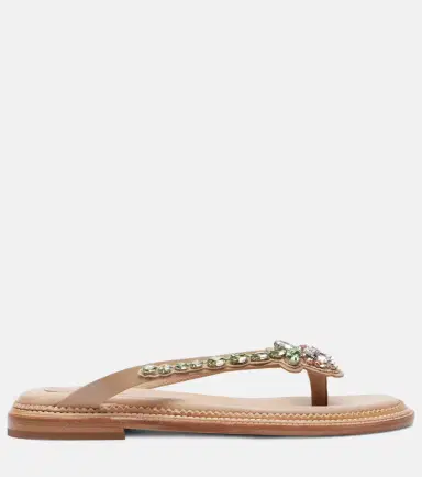 Simone Rocha Embellished leather thong sandals | Thumbnail 3 Simone Rocha Embellished leather thong sandals | Thumbnail 3