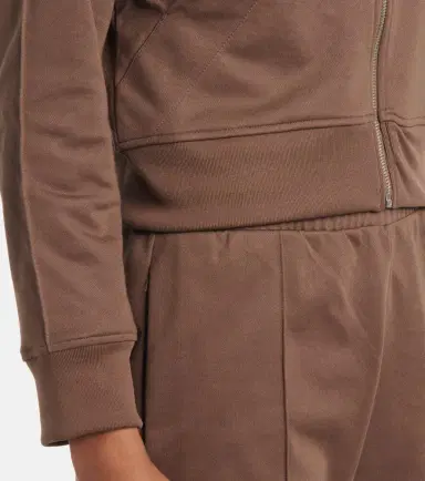 The Attico Zip-up cotton-blend fleece sweatshirt | Thumbnail 5 The Attico Zip-up cotton-blend fleece sweatshirt | Thumbnail 5