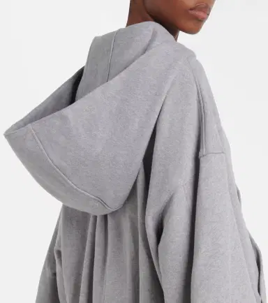 The Attico Logo cotton fleece hoodie | Thumbnail 3 The Attico Logo cotton fleece hoodie | Thumbnail 3