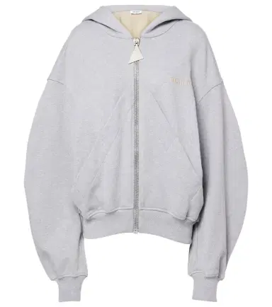 The Attico Logo cotton fleece hoodie | Thumbnail 1 The Attico Logo cotton fleece hoodie | Thumbnail 1