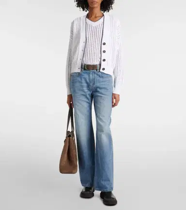 Brunello Cucinelli Ribbed-knit cotton cardigan | Thumbnail 2 Brunello Cucinelli Ribbed-knit cotton cardigan | Thumbnail 2
