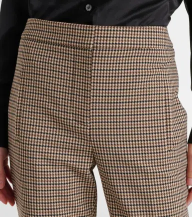 Veronica Beard Arte Houndstooth high-rise cropped pants | Thumbnail 3 Veronica Beard Arte Houndstooth high-rise cropped pants | Thumbnail 3