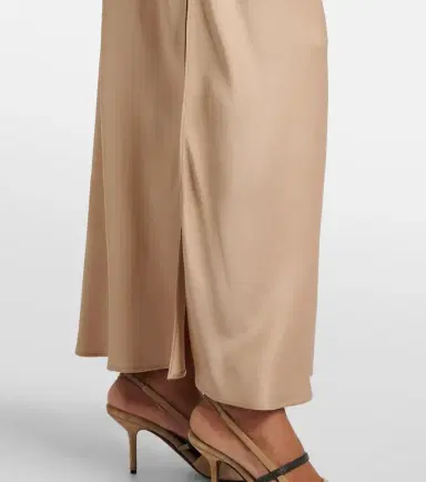 Brunello Cucinelli Satin maxi dress | Thumbnail 3 Brunello Cucinelli Satin maxi dress | Thumbnail 3