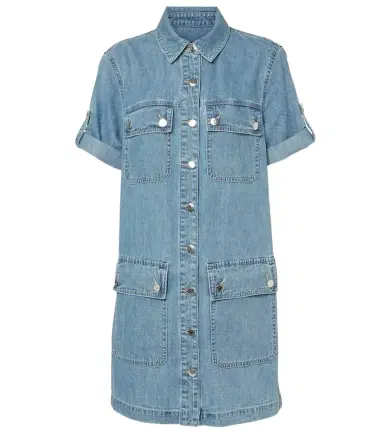 Veronica Beard Warren denim shirt dress | Thumbnail 1 Veronica Beard Warren denim shirt dress | Thumbnail 1