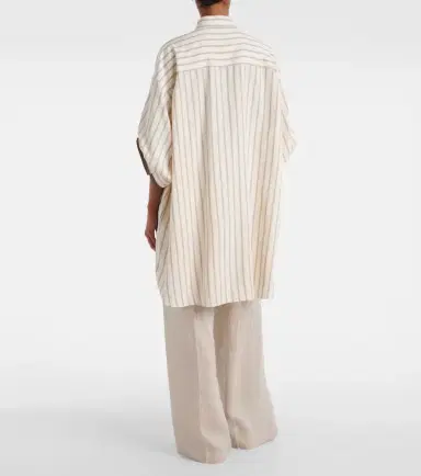 Brunello Cucinelli Silk-blend shirt | Thumbnail 3 Brunello Cucinelli Silk-blend shirt | Thumbnail 3