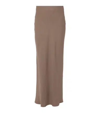 Brunello Cucinelli High-rise twill maxi skirt | Thumbnail 1 Brunello Cucinelli High-rise twill maxi skirt | Thumbnail 1