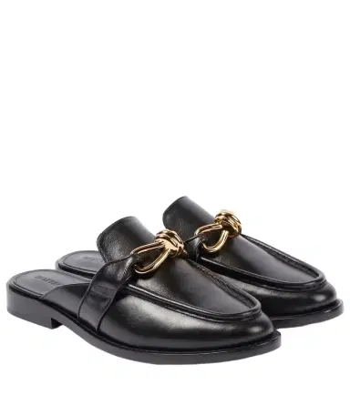 Bottega Veneta Astaire Knot leather mules | Thumbnail 1 Bottega Veneta Astaire Knot leather mules | Thumbnail 1