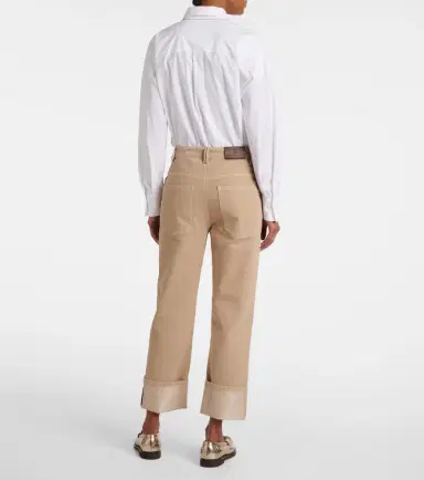 Brunello Cucinelli Mid-rise straight jeans | Thumbnail 2 Brunello Cucinelli Mid-rise straight jeans | Thumbnail 2