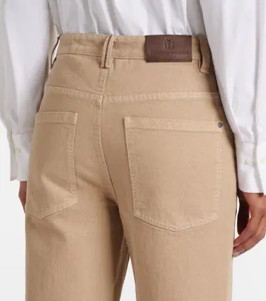 Brunello Cucinelli Mid-rise straight jeans | Thumbnail 4 Brunello Cucinelli Mid-rise straight jeans | Thumbnail 4