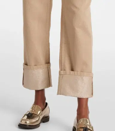 Brunello Cucinelli Mid-rise straight jeans | Thumbnail 7 Brunello Cucinelli Mid-rise straight jeans | Thumbnail 7