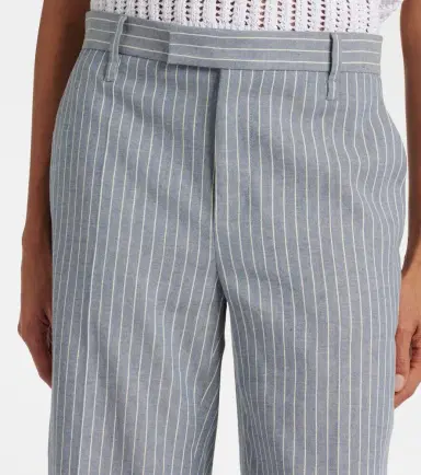 Brunello Cucinelli Linen and cotton-blend wide-leg pants | Thumbnail 5 Brunello Cucinelli Linen and cotton-blend wide-leg pants | Thumbnail 5