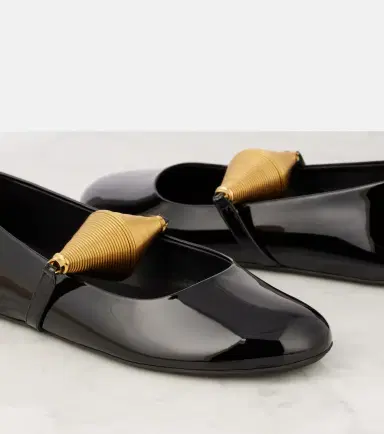 Alaïa Alaïa Embellished patent leather ballet flats | Thumbnail 2 Alaïa Alaïa Embellished patent leather ballet flats | Thumbnail 2