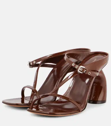 Dries Van Noten 95 leather sandals | Thumbnail 2 Dries Van Noten 95 leather sandals | Thumbnail 2
