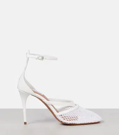 Alaïa Alaïa Infradito 90 fishnet patent leather pumps | Thumbnail 2 Alaïa Alaïa Infradito 90 fishnet patent leather pumps | Thumbnail 2