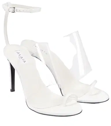 Alaïa Alaïa Plexi 90 leather & PU sandals | Thumbnail 1 Alaïa Alaïa Plexi 90 leather & PU sandals | Thumbnail 1