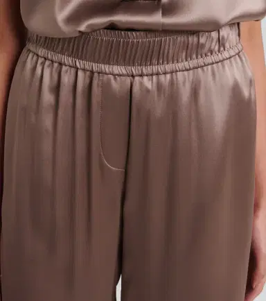 Brunello Cucinelli Silk-blend satin wide-leg pants | Thumbnail 2 Brunello Cucinelli Silk-blend satin wide-leg pants | Thumbnail 2
