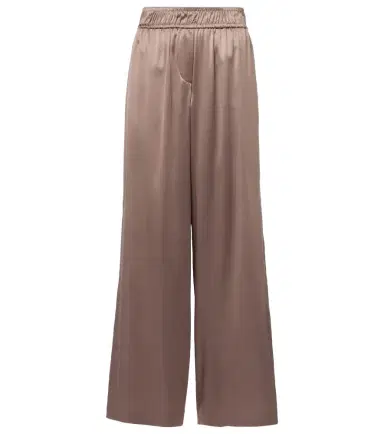 Brunello Cucinelli Silk-blend satin wide-leg pants | Thumbnail 1 Brunello Cucinelli Silk-blend satin wide-leg pants | Thumbnail 1