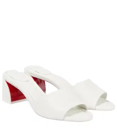 Christian Louboutin Jane 55 leather mules | Thumbnail 1 Christian Louboutin Jane 55 leather mules | Thumbnail 1