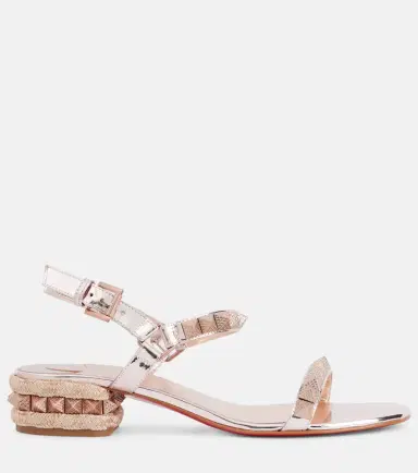 Christian Louboutin Pyrasand 30 mirrored leather sandals | Thumbnail 4 Christian Louboutin Pyrasand 30 mirrored leather sandals | Thumbnail 4