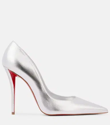 Christian Louboutin Miss Z 100 metallic leather pumps | Thumbnail 2 Christian Louboutin Miss Z 100 metallic leather pumps | Thumbnail 2