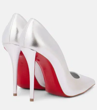 Christian Louboutin Miss Z 100 metallic leather pumps | Thumbnail 3 Christian Louboutin Miss Z 100 metallic leather pumps | Thumbnail 3