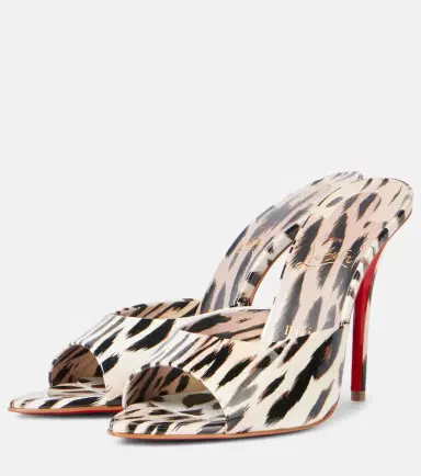 Christian Louboutin Miss Z 100 patent leather mules | Thumbnail 2 Christian Louboutin Miss Z 100 patent leather mules | Thumbnail 2