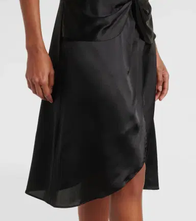 Nina Ricci Gathered halterneck satin minidress | Thumbnail 5 Nina Ricci Gathered halterneck satin minidress | Thumbnail 5