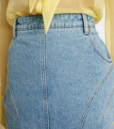 Nina Ricci Denim midi skirt | Thumbnail 6 Nina Ricci Denim midi skirt | Thumbnail 6