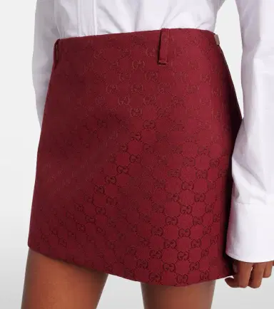 Gucci GG canvas cotton-blend miniskirt | Thumbnail 4 Gucci GG canvas cotton-blend miniskirt | Thumbnail 4